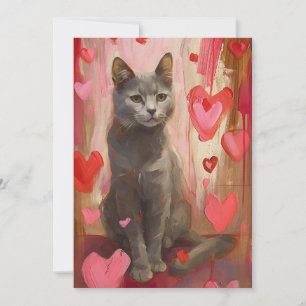 Niedlicher kleiner Valentinstag Feiertagskarte