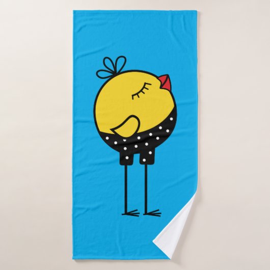 Niedlicher kleiner Vogel Badehandtuch (Badehandtuch)