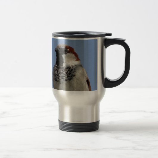 Niedlicher kleiner Vogel Reisebecher (Rechts)