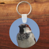 Niedlicher kleiner Vogel Schlüsselanhänger (Vorderseite)