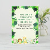 Niedlicher kleiner Wald Einladung (Stehend Vorderseite)