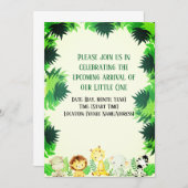 Niedlicher kleiner Wald Einladung (Vorne/Hinten)