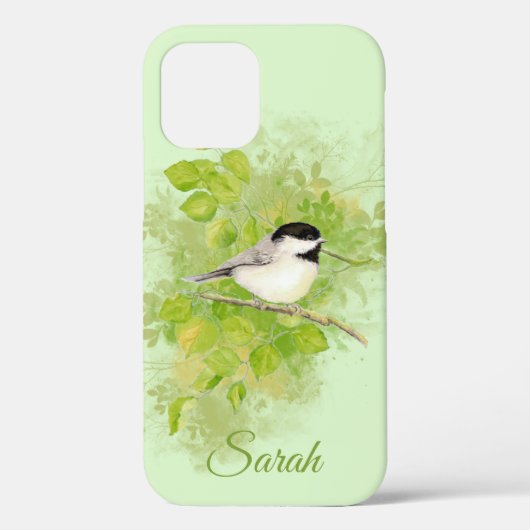 Niedlicher Kleiner Wasserfarbenfroher Bird Case-Mate iPhone Hülle (Rückseite)