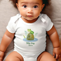 Niedlicher kleiner Wasserfarbenfrosch Personalisie