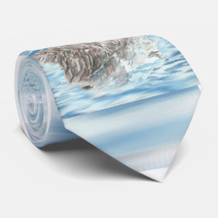 Niedlicher kleiner Watercolor-Otter-Nickerchen Krawatte