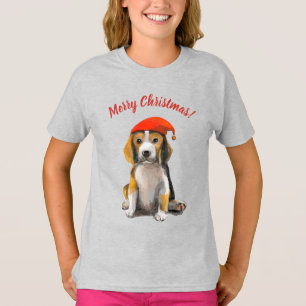 Niedlicher Kleiner Weihnachts-Beagle T - Shirt