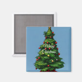 Niedlicher kleiner Weihnachtsbaum Magnet (Vorderseite/Rückseite)