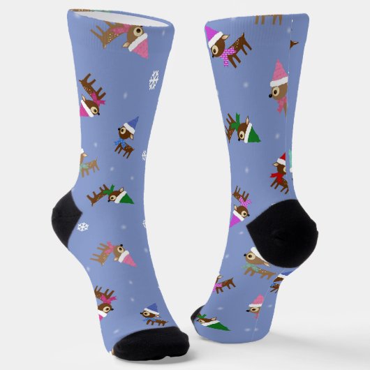 Niedlicher kleiner Weihnachtsbaum Socken (Gewinkelt)