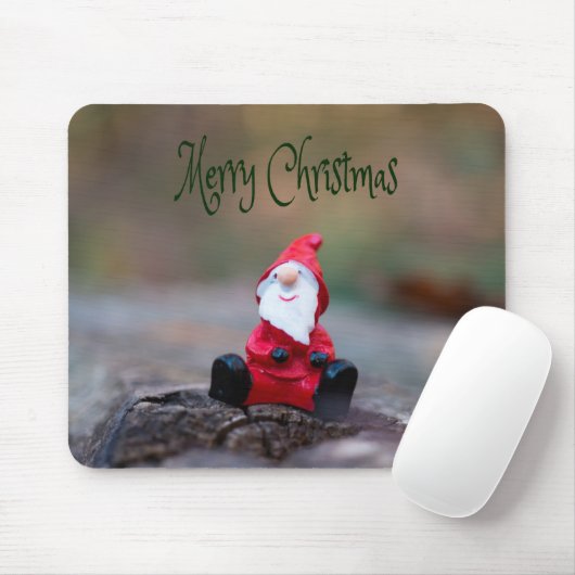 Niedlicher kleiner Weihnachtsmann Frohe Weihnachte Mousepad (Mit Mouse)