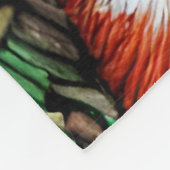 Niedlicher kleiner Wildnisfuchs Fleecedecke (Ecke)