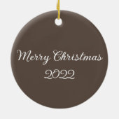 Niedlicher kleiner Wildnisfuchs Keramik Ornament (Hinten)