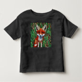 Niedlicher kleiner Wildnisfuchs Kleinkind T-shirt (Vorderseite)