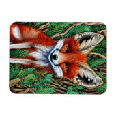 Niedlicher kleiner Wildnisfuchs Magnet (Horizontal)