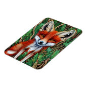 Niedlicher kleiner Wildnisfuchs Magnet (Linke Seite)