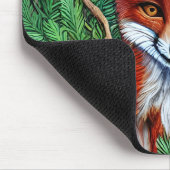 Niedlicher kleiner Wildnisfuchs Mousepad (Ecke)