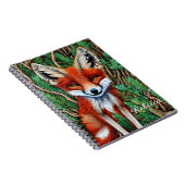 Niedlicher kleiner Wildnisfuchs Notizblock (Rechte Seite)