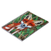 Niedlicher kleiner Wildnisfuchs Notizblock (Linke Seite)