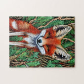 Niedlicher kleiner Wildnisfuchs Puzzle (Horizontal)