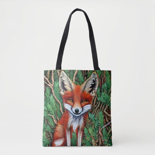 Niedlicher kleiner Wildnisfuchs Tasche (Vorderseite)