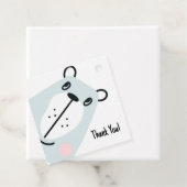 Niedlicher kleiner Witzbär Geschenkanhänger (Beispiel)