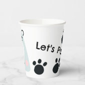 Niedlicher kleiner Witzbär Pappbecher (Links)