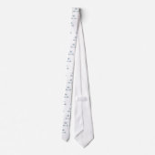 Niedlicher kleiner Yeti Krawatte (Rückseite)