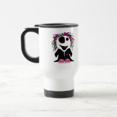 niedlicher kleiner Zombie-Girl Reisebecher (Links)