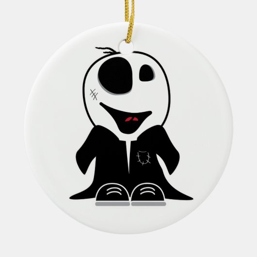 niedlicher kleiner Zombie-Typ Original Keramik Ornament (Vorne)