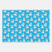 Niedlicher kleiner Zug Geschenkpapier Set (Vorderseite 2)