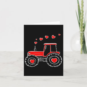 Niedlicher Kleinkindbauernhof Valentine Tractor Tr Karte