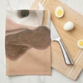 Niedlicher kluger Hund. Pastel Geschirrtuch (Viertel Falte)