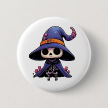 Niedlicher Knochenknopf - Gothic Kawaii Button für