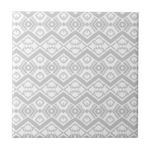 Niedlicher Knopf für die Tasse des Zickzackmusters Fliese