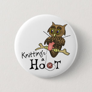 Niedlicher Knopf für Owlen Button