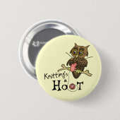 Niedlicher Knopf für Owlen Button (Vorne & Hinten)