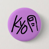 Niedlicher Knopf - Kyoto (Kyo-Zehe) Button (Vorderseite)