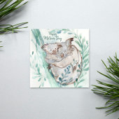 Niedlicher Koala Baby Hug Wasserfarbe Tiermütter T