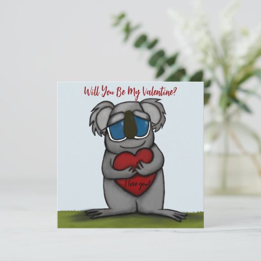 Niedlicher Koala-Bär (Stehend Vorderseite)