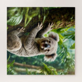 Niedlicher Koala-Bär auf einem Baum Puzzle (Horizontal)