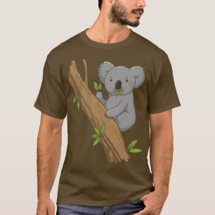 Niedlicher Koala Bär - Australien Tiere Eukalyptus T-Shirt