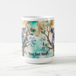 Niedlicher Koala-Bär-Becher im Baum – Personalisie Kaffeetasse