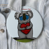 Niedlicher Koala-Bär Button (Beispiel)