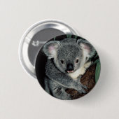 Niedlicher Koala-Bär Button (Vorne & Hinten)