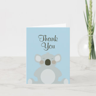 Niedlicher Koala-Bär danken Ihnen zu kardieren Dankeskarte