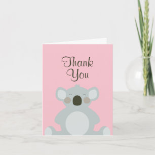 Niedlicher Koala Bär Dankeschön Karte