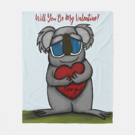 Niedlicher Koala-Bär Fleecedecke