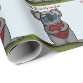Niedlicher Koala-Bär Geschenkpapier (Rolleneckpunkt)