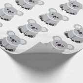 Niedlicher Koala-Bär Geschenkpapier (Ecke)