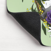 Niedlicher Koala-Bär Grüne Australische Tierwelt F Mousepad (Ecke)