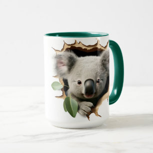 Niedlicher Koala-Bär im Baumloch Tasse